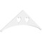 Ekena Millwork Pitch Winston Architectural Grade PVC Gable Pediment, 60"W x 20"H x 1"P (8/12) GPP060X020X100WIN - alternate 1